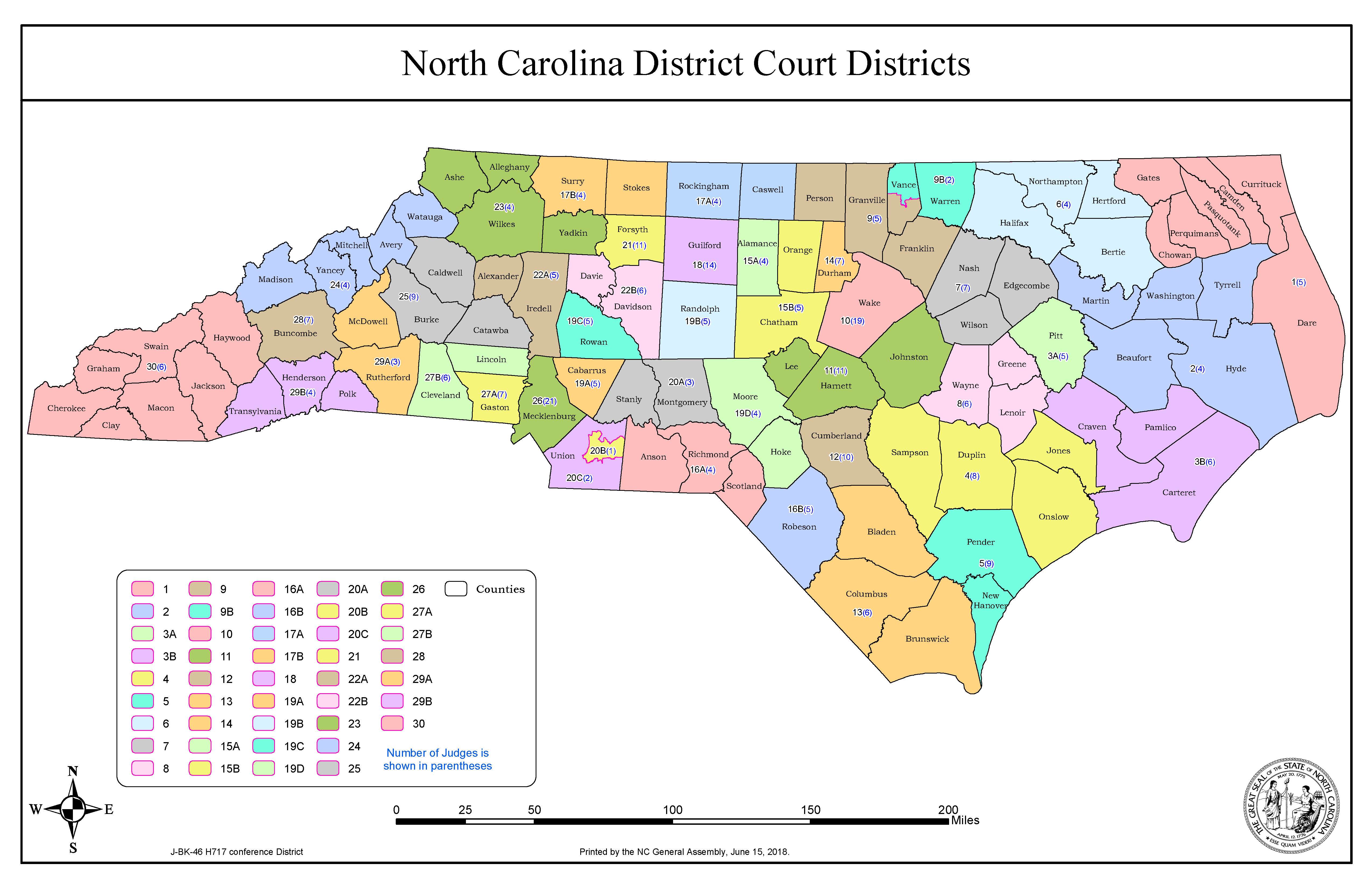 Judicial Districts Maps North Carolina Judicial Branch