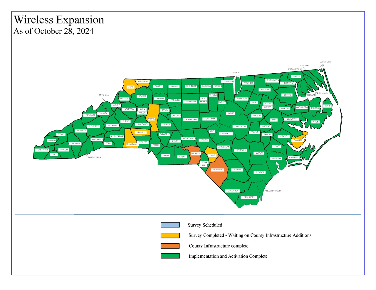 WAVE Wireless Status Map