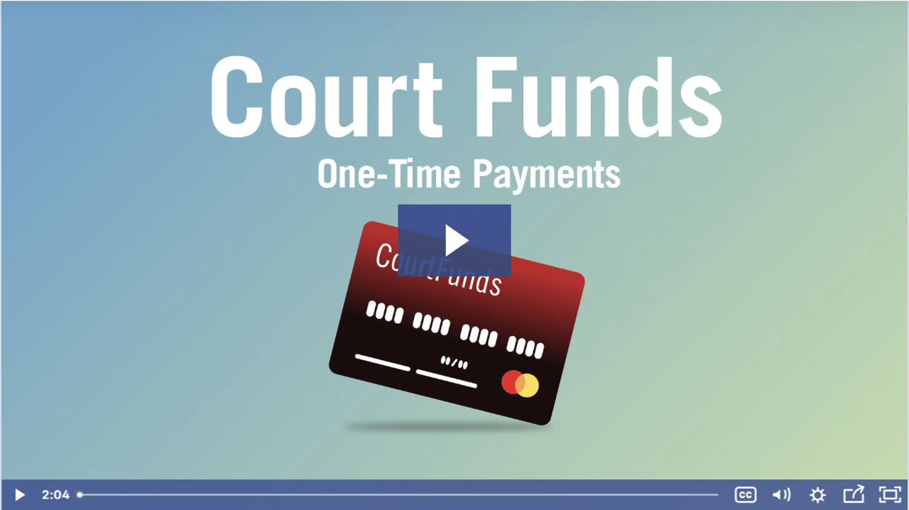 Court Funds debit card usage video