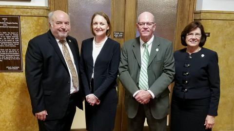 Judge Hunter, Judge Enochs, Judge Elmore, and Chief Judge McGee.