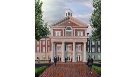 A rendering of the new Lincoln County Courthouse