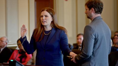 Judge Allison Riggs Formally Invested as Judge of the North Carolina