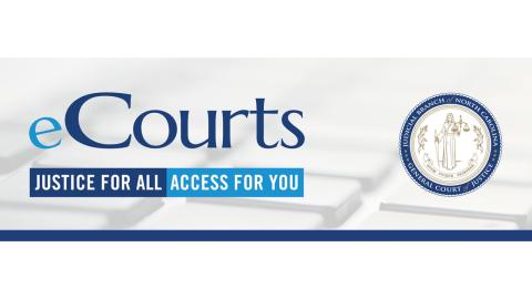 eCourts logo - Justice for All - Access for You